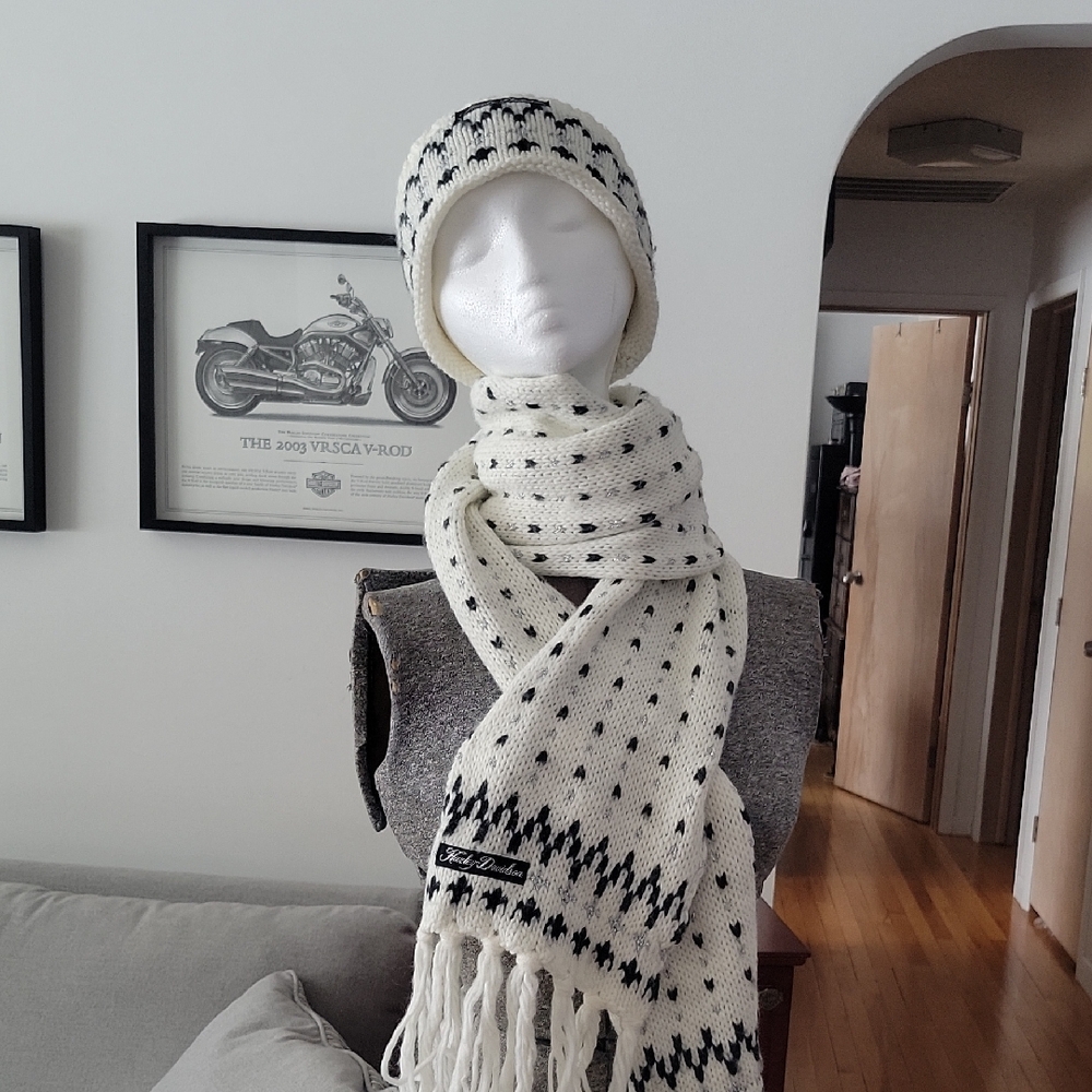 Harley-Davidson Fair-Isle Set Cream